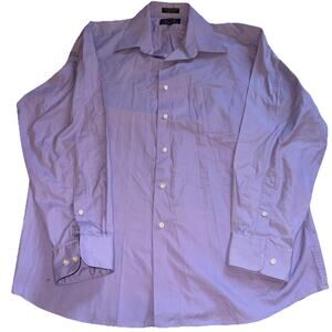 Preowned Alexander Julian Colors Men’s Dress Shirt Light Purple Size L 60/40